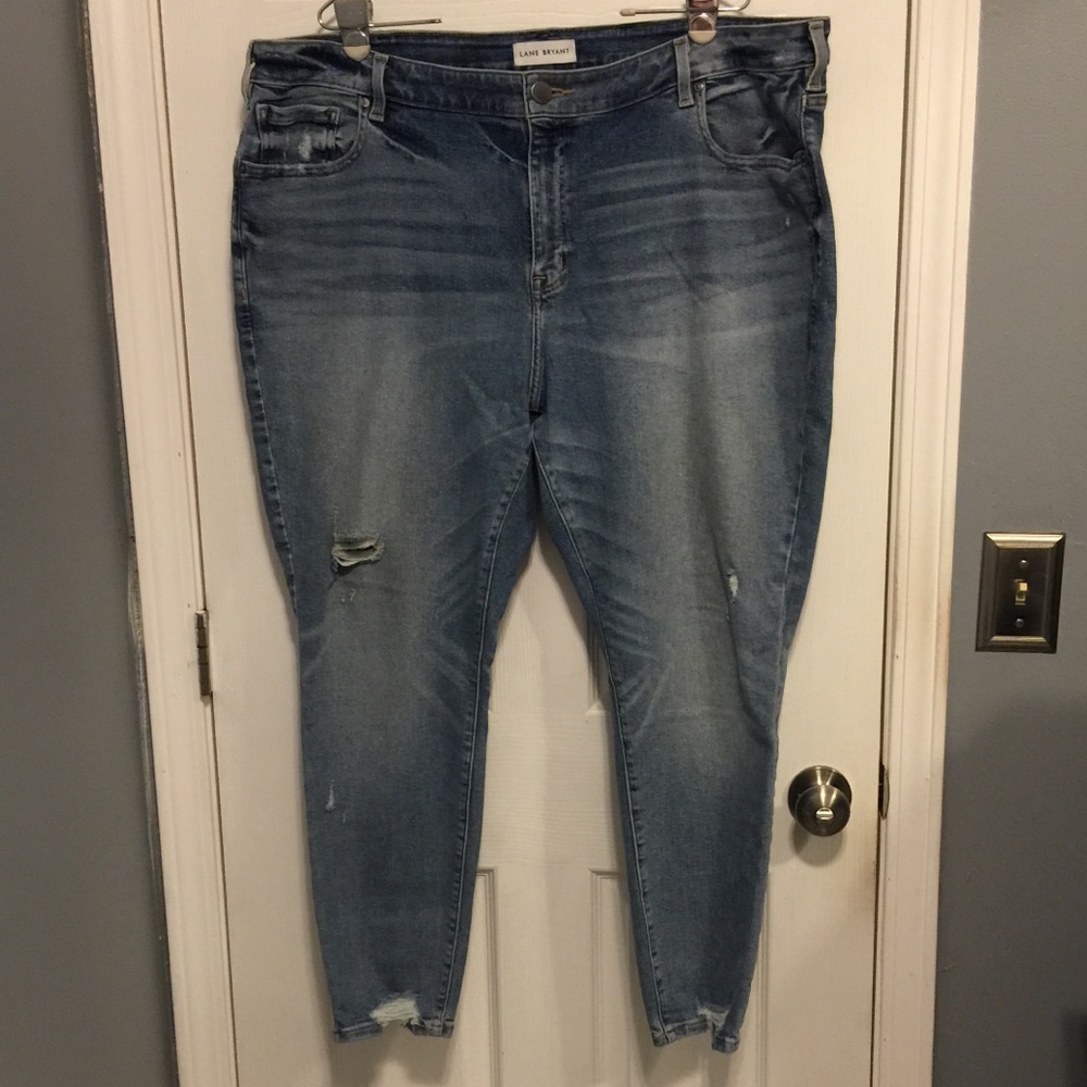 COPY - Lane Bryant Signature Skinny Jean w/ Destr…